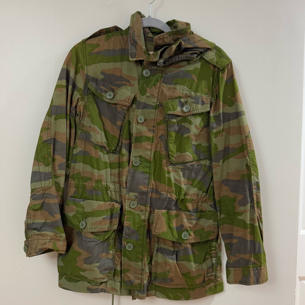 J. Crew Camouflage Army J Fatigue Jacket